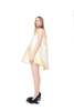 MARQUES ' ALMEIDA Printed Heavy Satin A-Line Flowers Dress - Yellow - Thumbnail 4