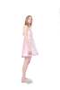 MARQUES ' ALMEIDA Printed Heavy Satin Baby Doll Dress - Pink - Thumbnail 4