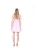 MARQUES ' ALMEIDA Printed Heavy Satin Baby Doll Dress - Pink - Thumbnail 5