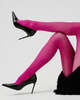 Swedish Stockings Svea Tights - Magenta - Thumbnail 2