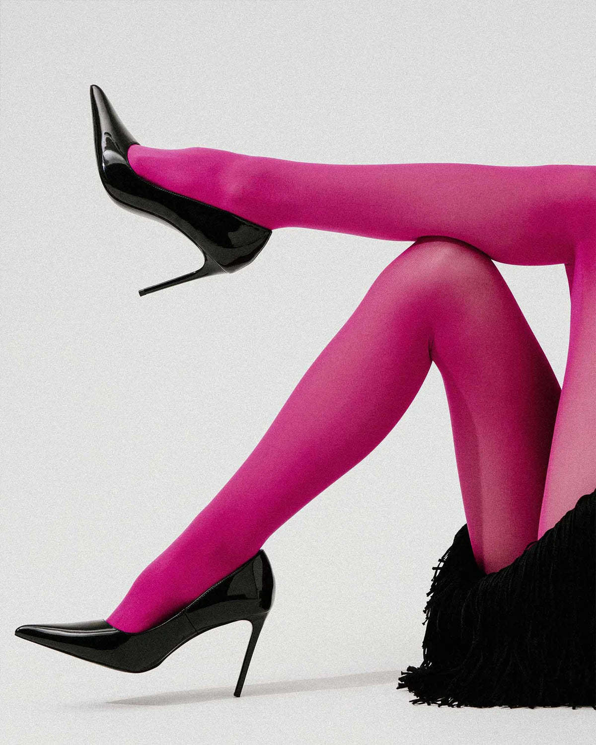 Swedish Stockings Svea Tights - Magenta - Image 2 of 3