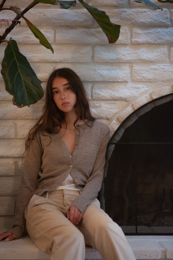 Erica Tanov Alpaca Classic Cardigan