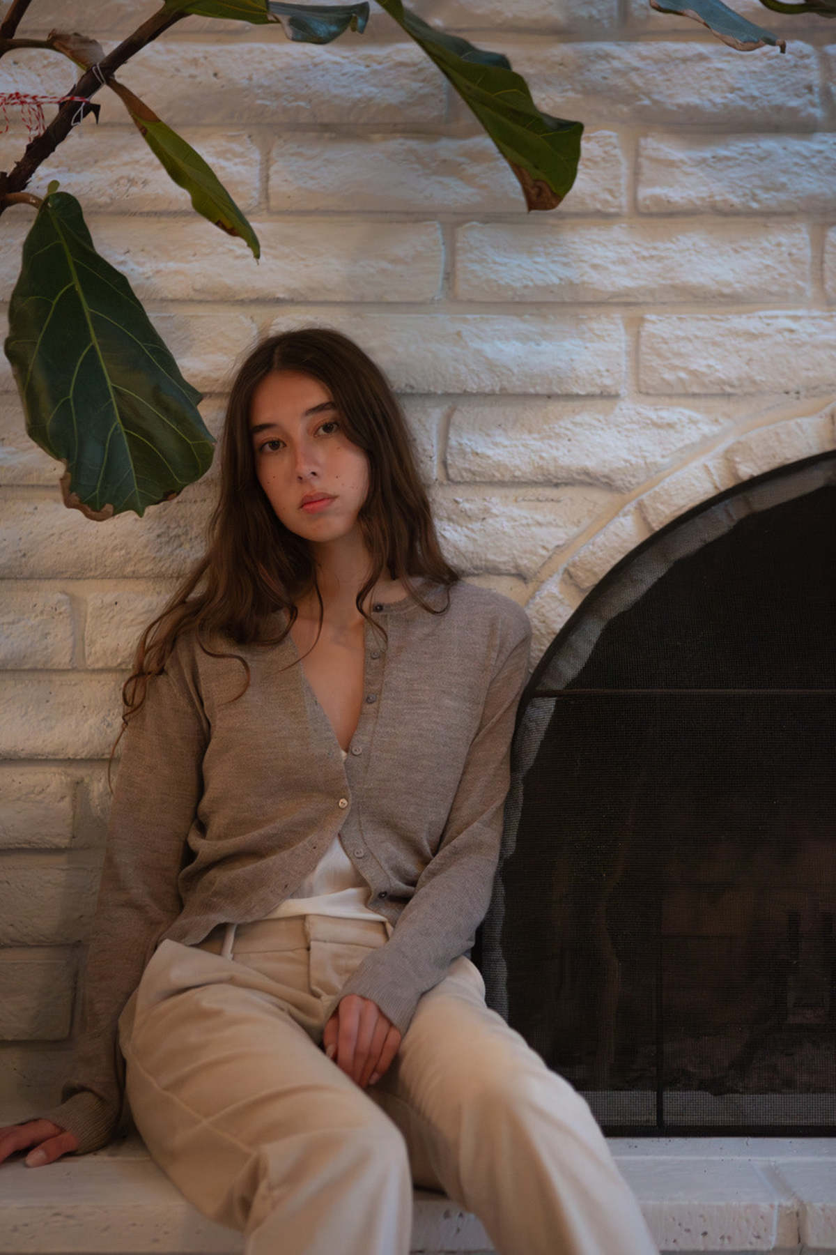 Erica Tanov Alpaca Classic Cardigan - Image 1 of 11