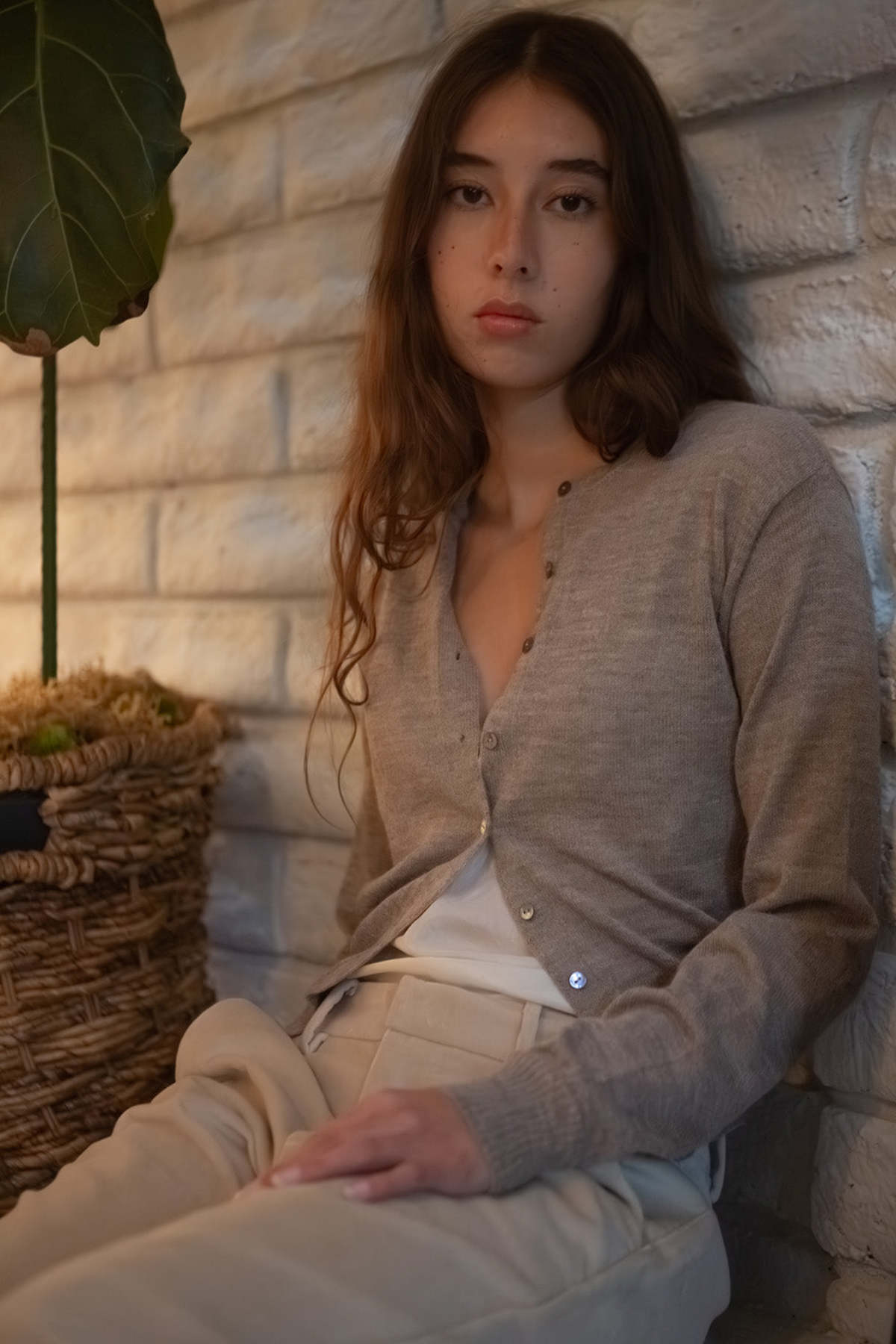 Erica Tanov Alpaca Classic Cardigan - Image 4 of 11