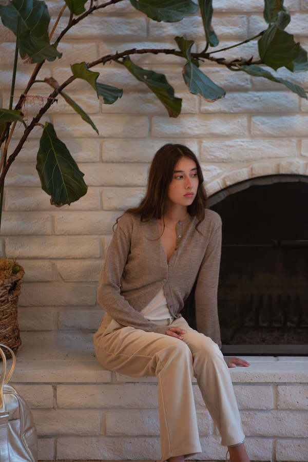 Erica Tanov Alpaca Classic Cardigan