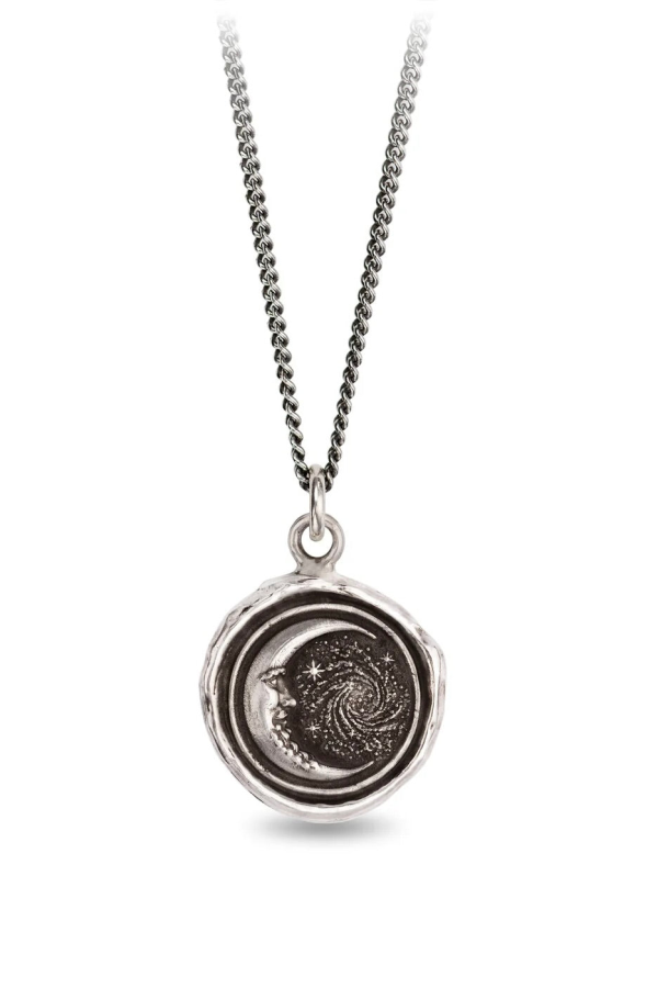 Pyrrha Trust the Universe Talisman Necklace - Silver