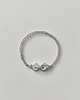 Annika Inez Ample Clasp Bracelet - Silver - Thumbnail 3
