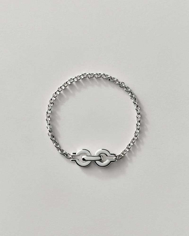Annika Inez Ample Clasp Bracelet - Silver