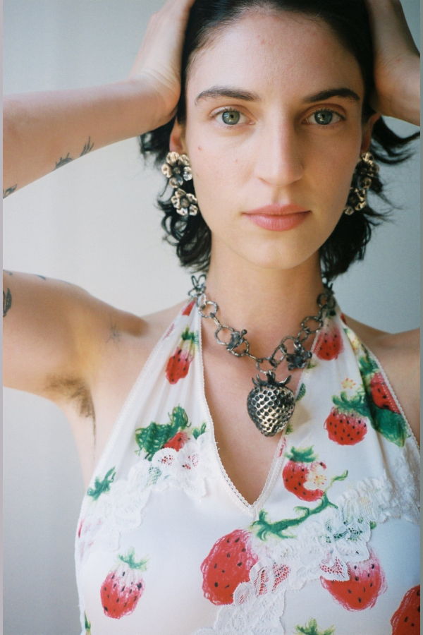 Yuhan Wang Floral Ear Pin Earrings