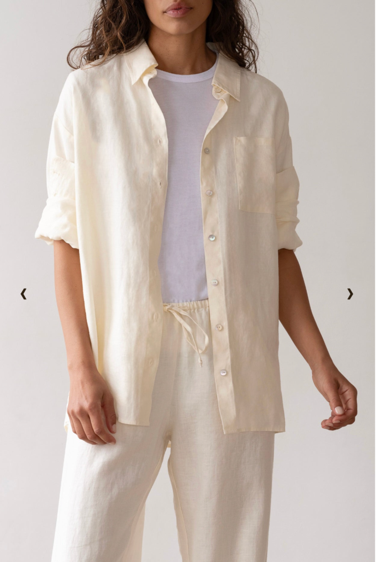 Donni The Linen Relaxed Shirt - Image 2 of 5