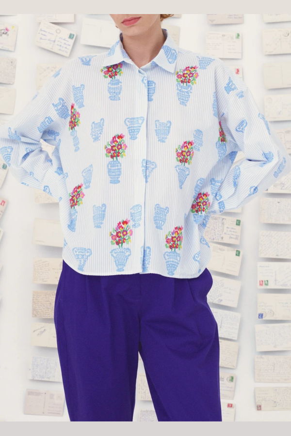 Mii Collection Greta Shirt - Blue