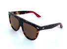 Frenckenberger 000 Sunglasses - Tortoise/Dark Red - Thumbnail 2
