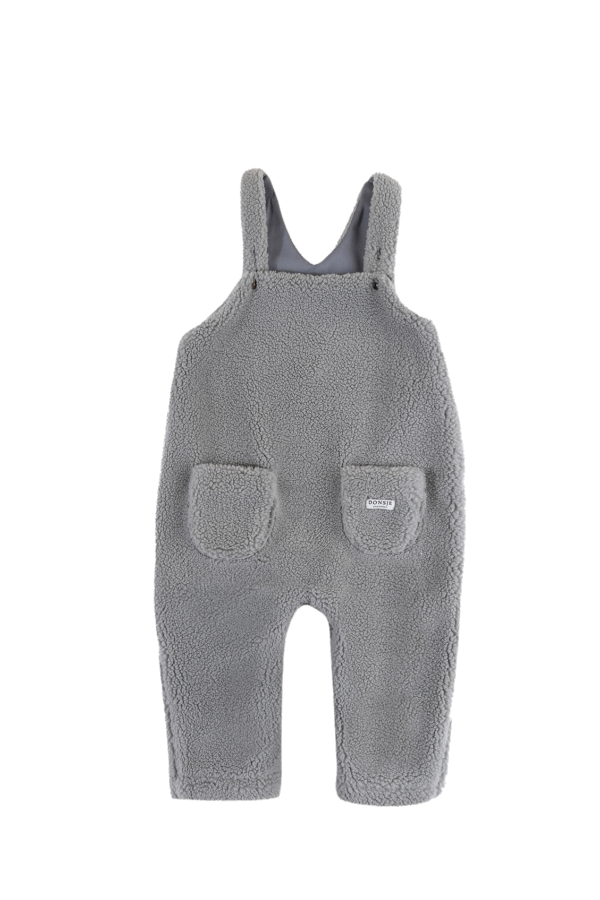 kids Donsje Malur Overalls - Lava Grey