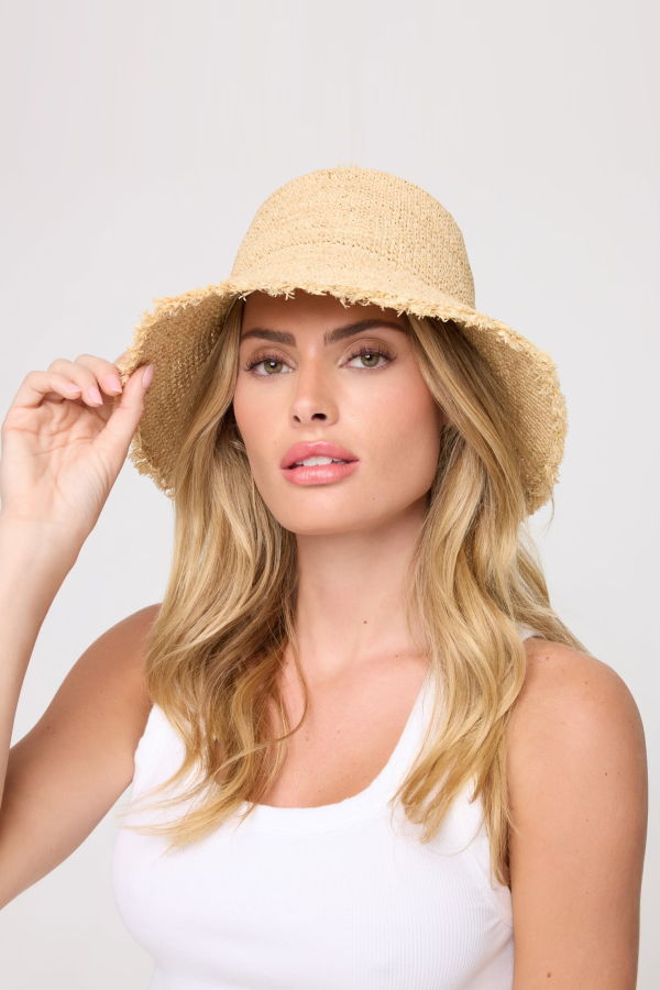 L*Space Paco Bucket Hat - Natural