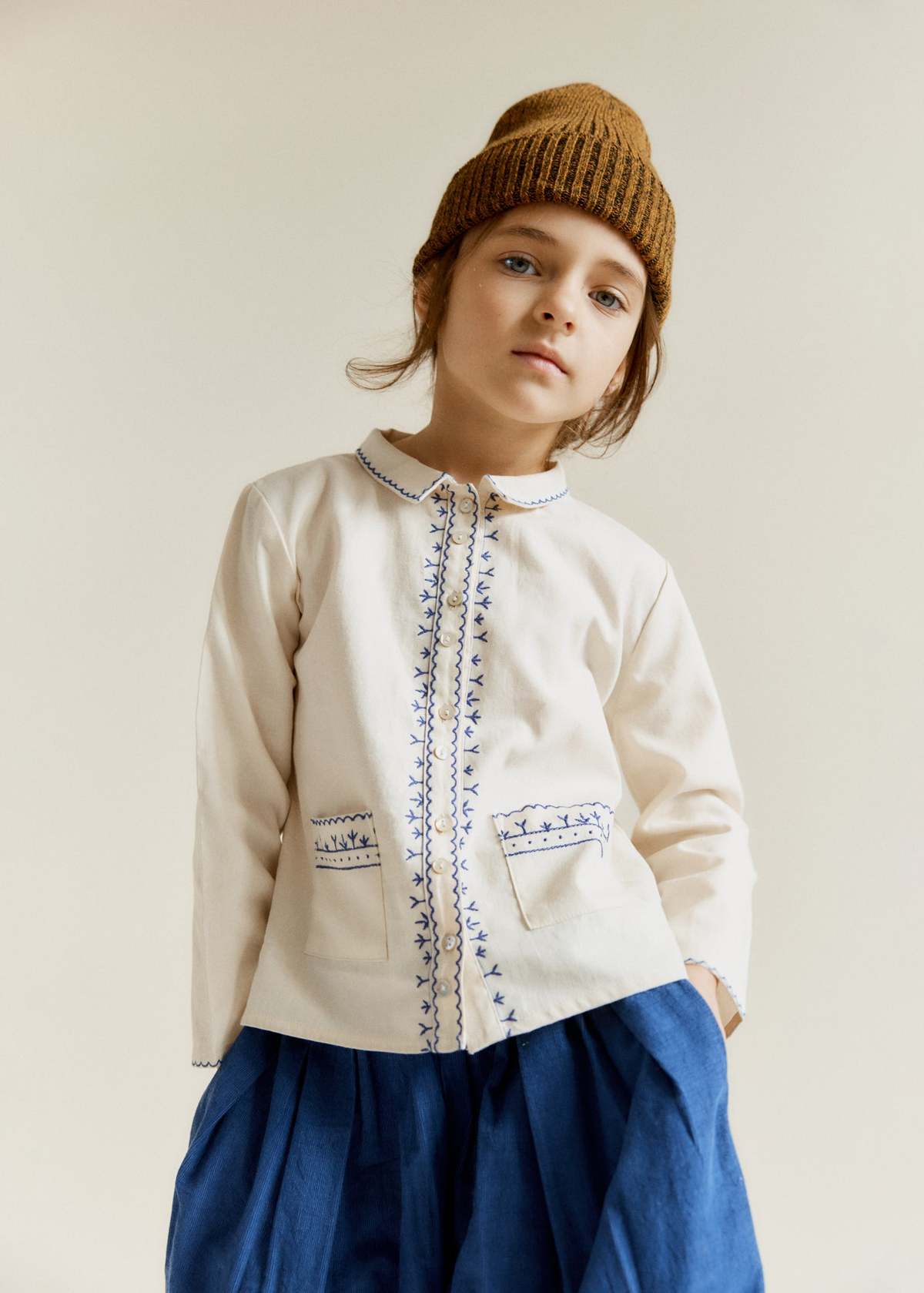 KIDS Caramel Dragonfly Cotton Shirt - Image 5 of 5