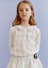 Caramel Phoebe Children's Hand-Loomed Cotton Blouse - White/Black Check - Thumbnail 7