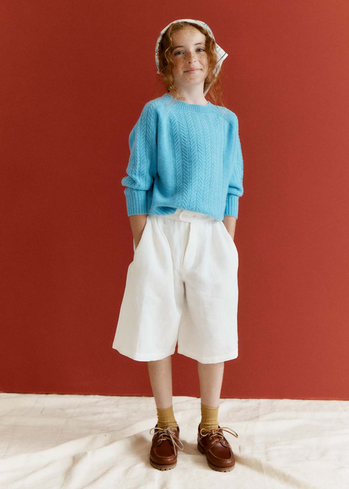 Kids Caramel SCOUT JUMPER - SKY BLUE - Image 2 of 6