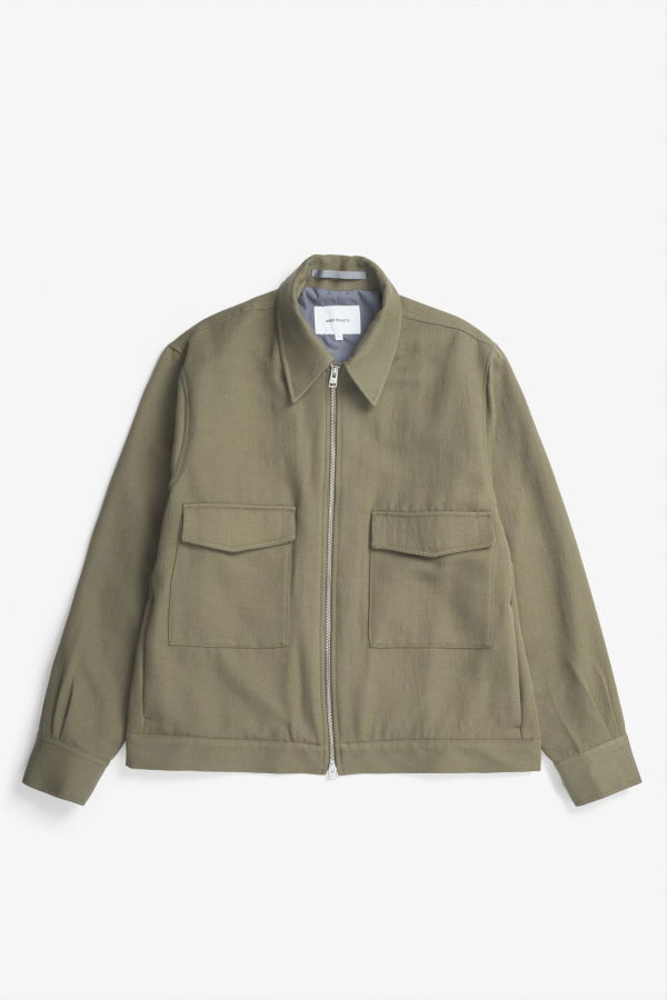 Norse Projects Aksel Cavalry Cotton Wool Windstopper Jacket