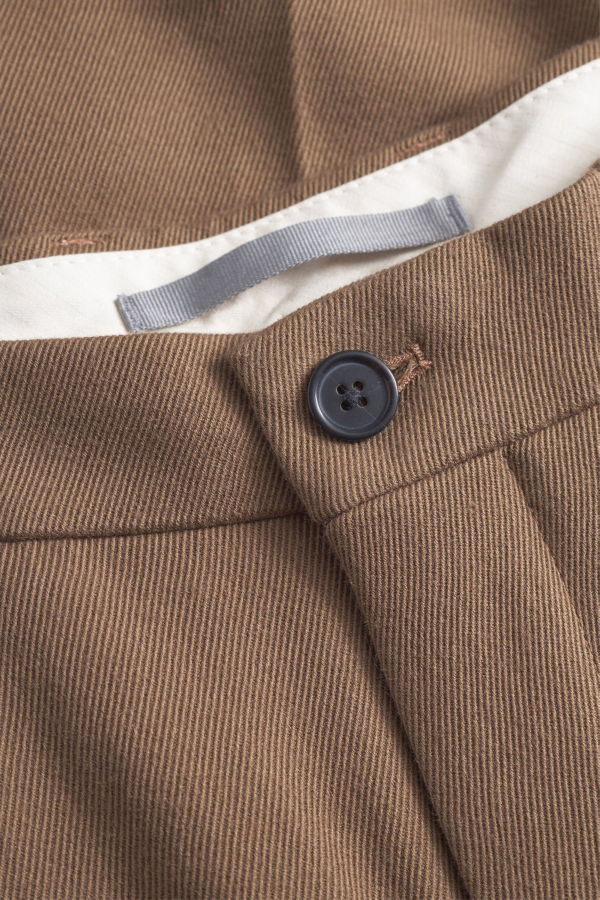 Norse Projects Benn Relaxed Cavalry Cotton Wool Pleated Trouser