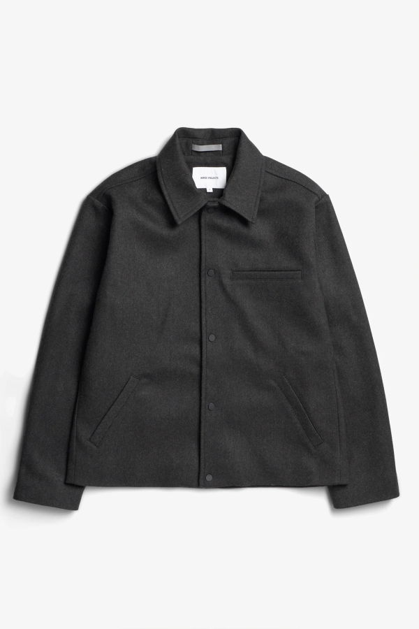 Norse Projects Kai Nobel Wool Jacket - Beech Green