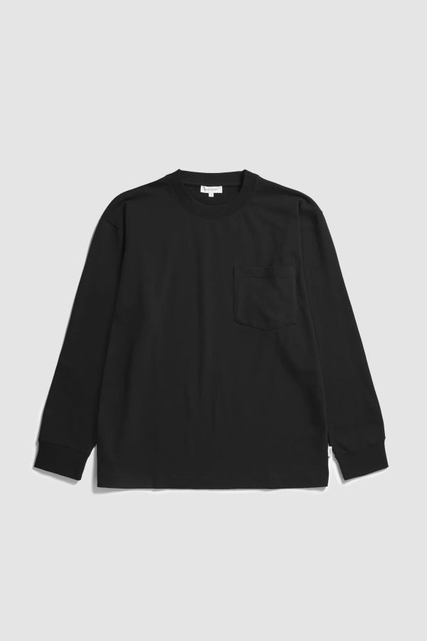 Norse Projects Norse Standard Heavy Loose LS T-Shirt - Black