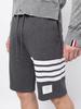 Thom Browne 4 Shorts - Dark Grey - Thumbnail 4