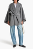 By Malene Birger Margith Brushed Wool-Felt Coat - Grey - Thumbnail 2