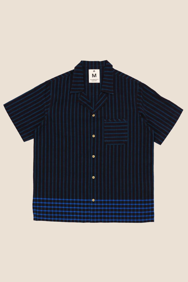 New Market Goods Chondro Camp Shirt - Blue