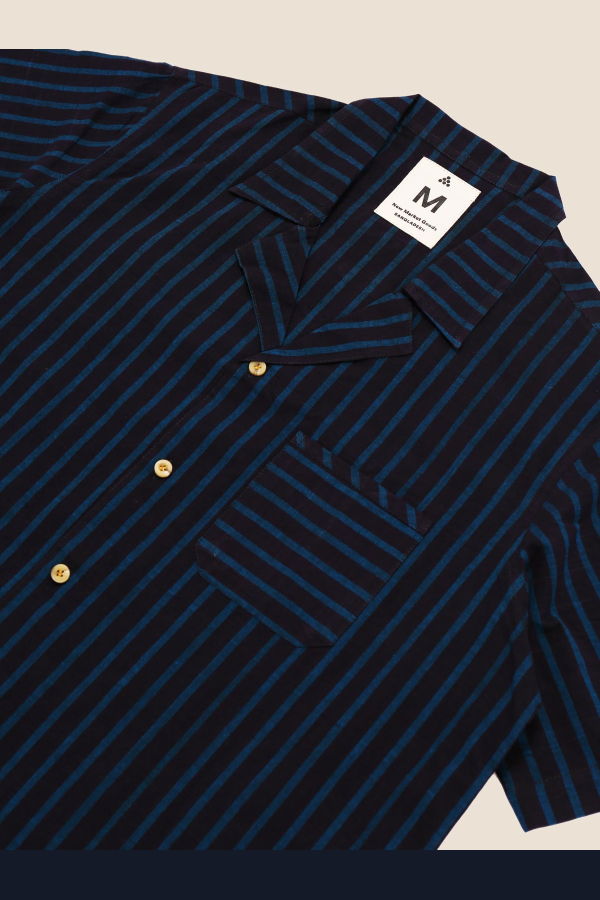 New Market Goods Chondro Camp Shirt - Blue