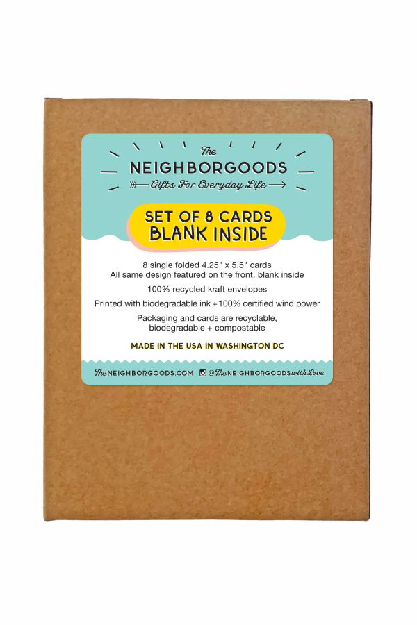 The Neighborgoods A Big Thanks Sunflower Card Set of 8