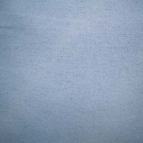 APARTMENT F Blue Linen Pillow with Ric-Rac Trim