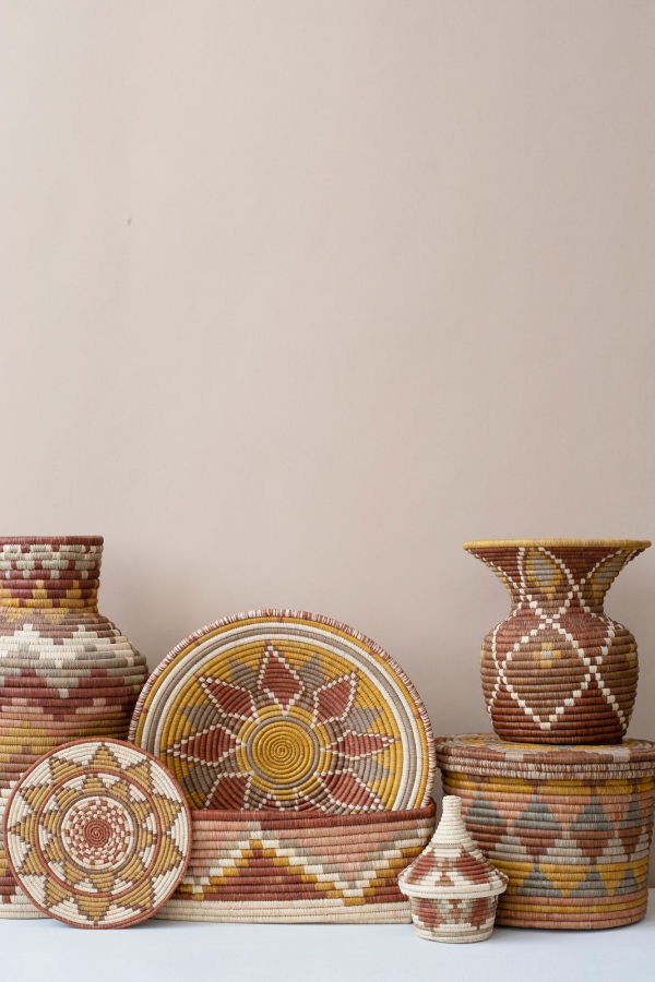 Maadili Collective Flower Burst Elevate Collection Basket