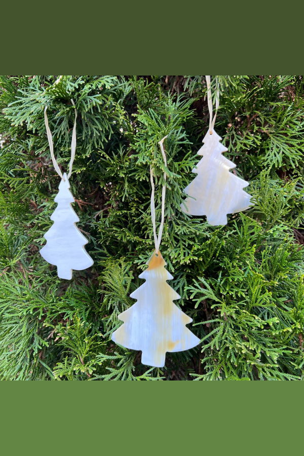 Maadili Collective Horn Evergreen Tree Ornament