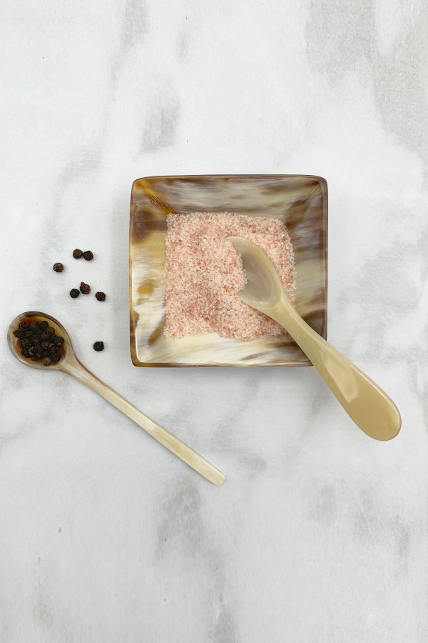 Maadili Collective Horn Spice Bowl with Spoon