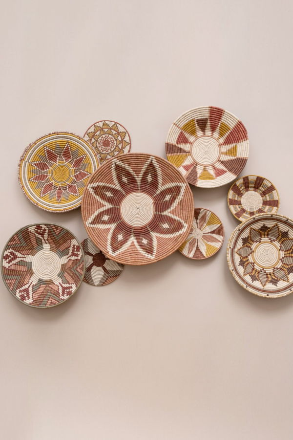 Maadili Collective Large Reflected Lotus - Elevate Collection Basket