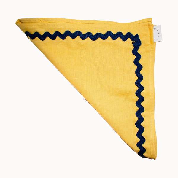 APARTMENT F Ric-Rac Linen Napkins - Set of 2