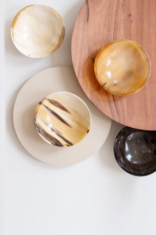 Maadili Collective Round Horn Bowl