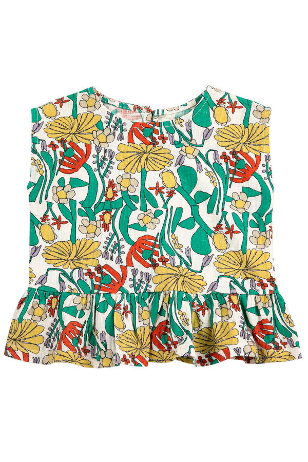 KIDS Bobo Choses Baby Blouse All Over Herbalist Print Top - Multicolour