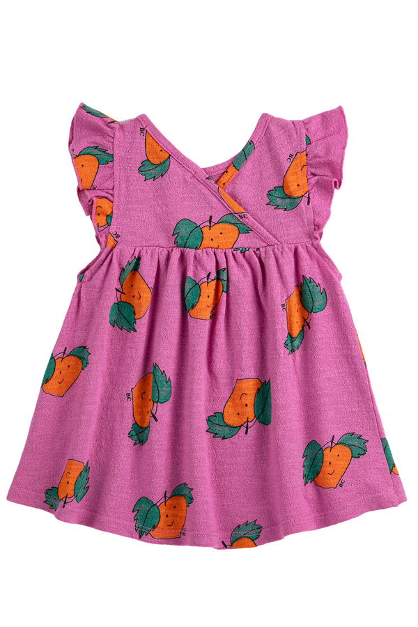 KIDS Bobo Choses Baby Dress All Over Tangerine Print Dress - Pink