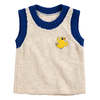 KIDS Bobo Choses Flying Oranges Baby Knit Tank Top - Cream - Thumbnail 1