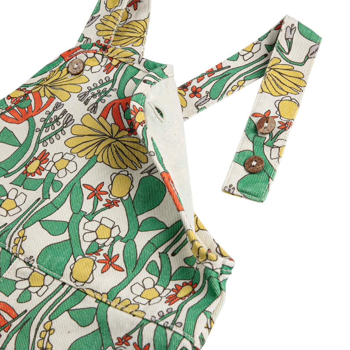 KIDS Bobo Choses Baby Overalls All Over Herbalist Print Overalls - Image 3 of 6