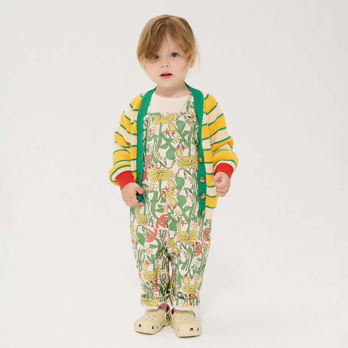 KIDS Bobo Choses Baby Overalls All Over Herbalist Print Overalls - Image 6 of 6