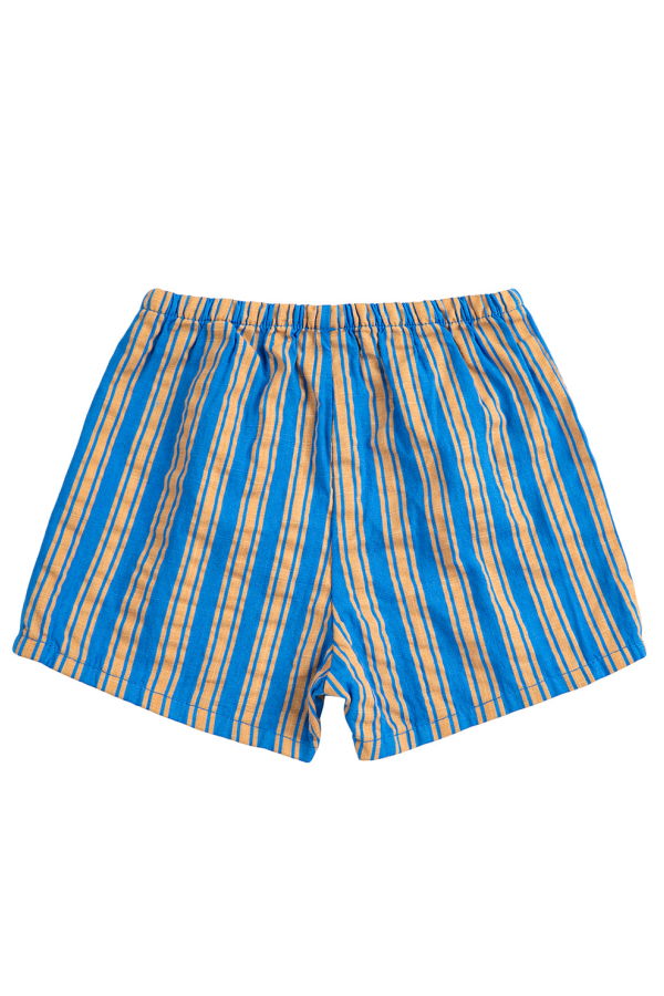 KIDS Bobo Choses New Hairline Stripes Baby Shorts - Blue