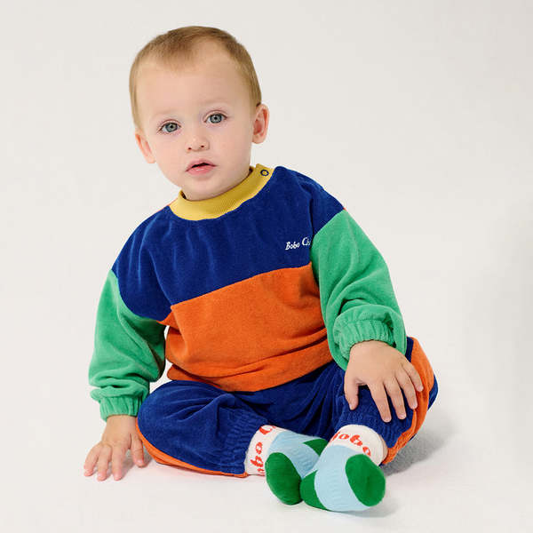 KIDS Bobo Choses Baby Colour Block Sweatshirt - Multicolour