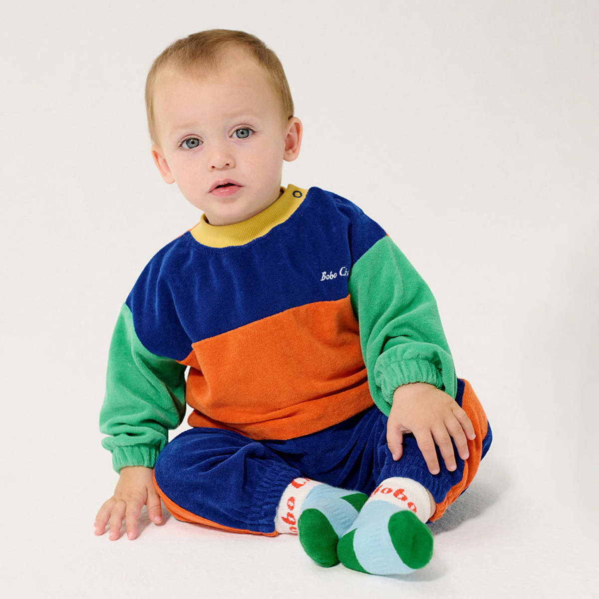 KIDS Bobo Choses Baby Colour Block Sweatshirt - Multicolour - Image 5 of 5
