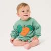 KIDS Bobo Choses Baby Sweatshirt Tangerine Print - Green - Thumbnail 4