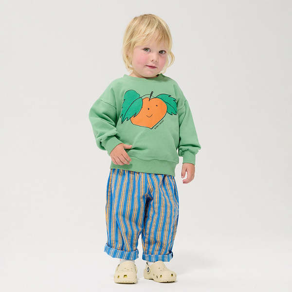 KIDS Bobo Choses Baby Sweatshirt Tangerine Print - Green