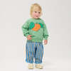 KIDS Bobo Choses Baby Sweatshirt Tangerine Print - Green - Thumbnail 5