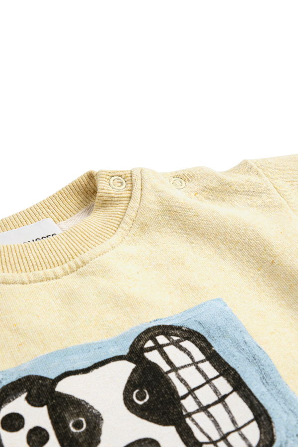 KIDS Bobo Choses Van Dog Print Baby Sweatshirt - Yellow