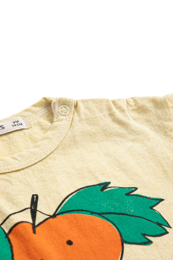 KIDS Bobo Choses Curious Turnip Print Baby T-Shirt - Yellow